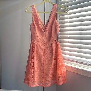 Lulu’s XS pink lace dress